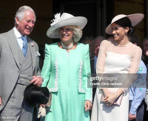 Prince Charles, Prince of Wales, Camilla, Duchess of Cornwall and Meghan, Duchess of Sussex attend The Prince of Wales' 70th Birthday Patronage...