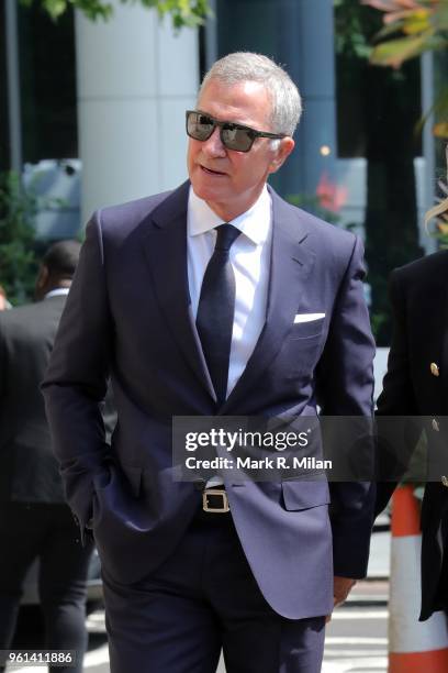 Graeme Souness attending the Memorial service for Dale Winton at the Old Church No1 Marylebone road on May 22, 2018 in London, England.