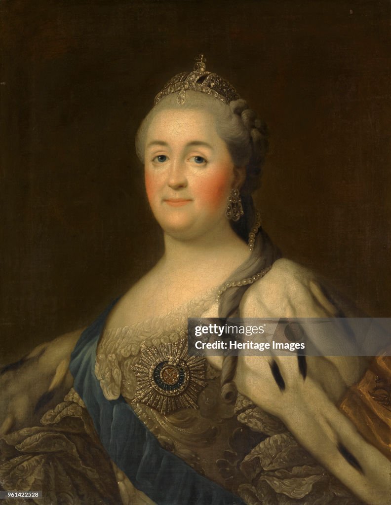 Portrait Of Empress Catherine Ii 1729-1796