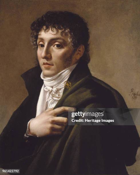 Portrait of Étienne-Nicolas Méhul , 1799. Found in the Collection of Musée Carnavalet, Paris.