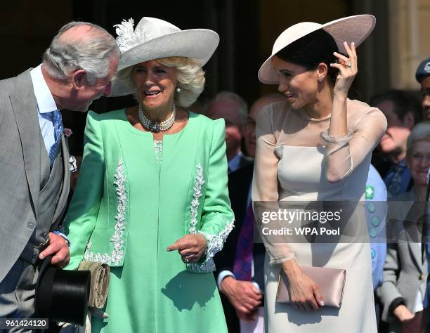 Prince Charles, Prince of Wales, Camilla, Duchess of Cornwall and Meghan, Duchess of Sussex attend The Prince of Wales' 70th Birthday Patronage...