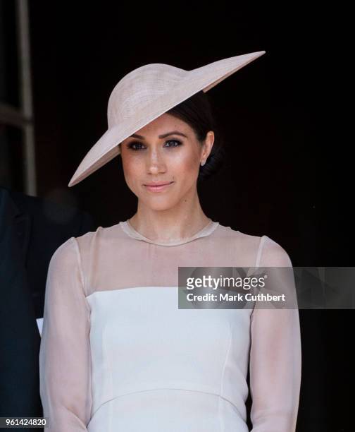 Meghan, Duchess of Sussex during The Prince of Wales' 70th Birthday Patronage Celebration held at Buckingham Palace on May 22, 2018 in London,...