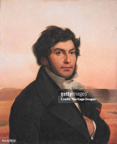 Portrait of Jean-François Champollion , 1831. Found in the Collection of Musée du Louvre, Paris.