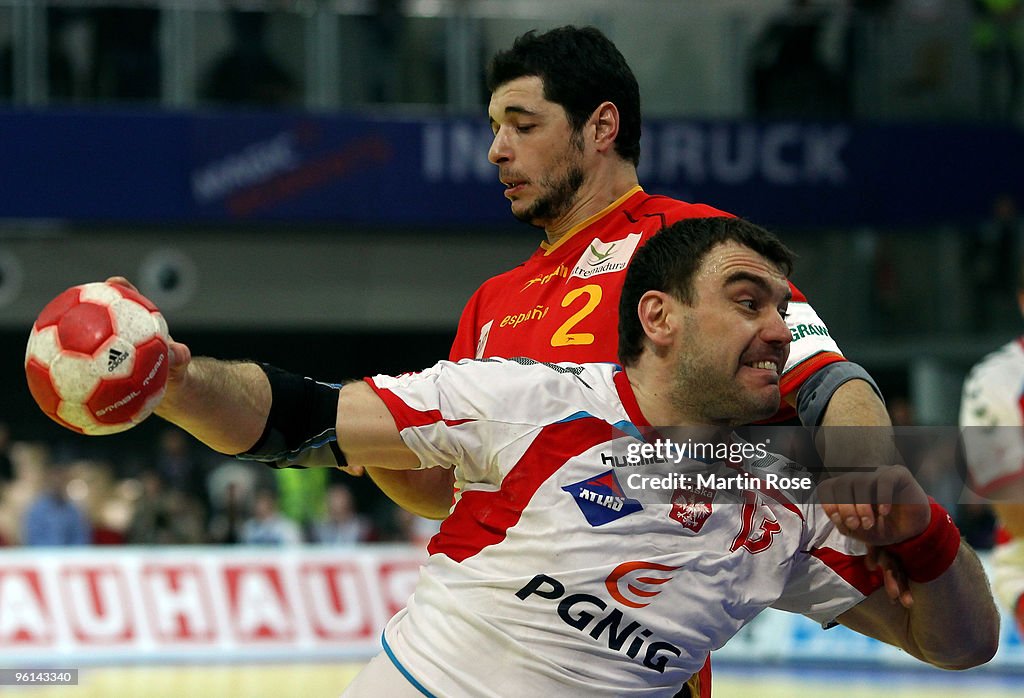 Poland v Spain - Men's European Handball Championship 2010