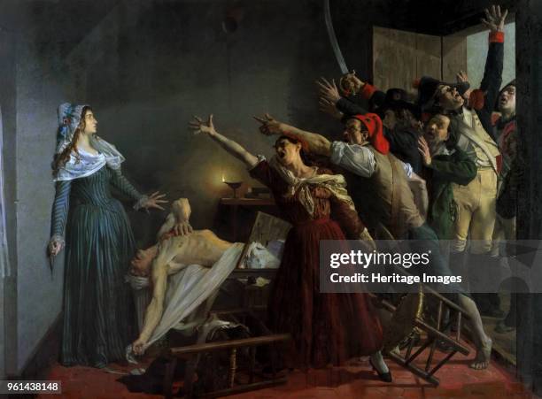 The Assassination of Jean-Paul Marat, 1880. Found in the Collection of Musée de La Piscine, Roubaix.
