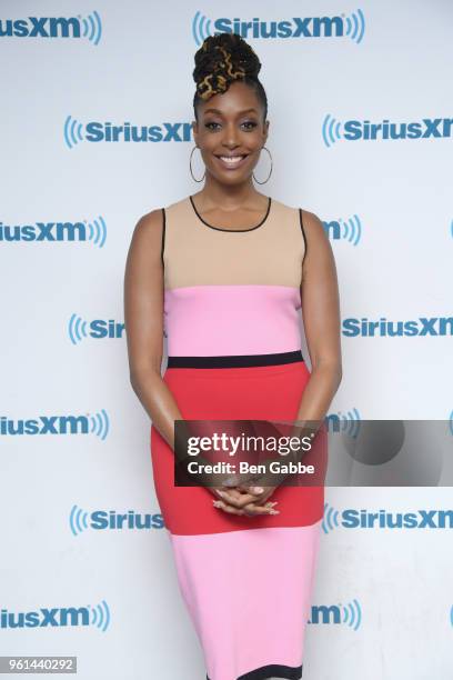 Comedian Franchesca Ramsey visits at SiriusXM Studios on May 22, 2018 in New York City.