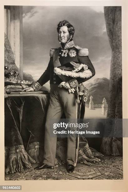 Portrait of Louis Philippe I , King of the French, 1843. Private Collection.