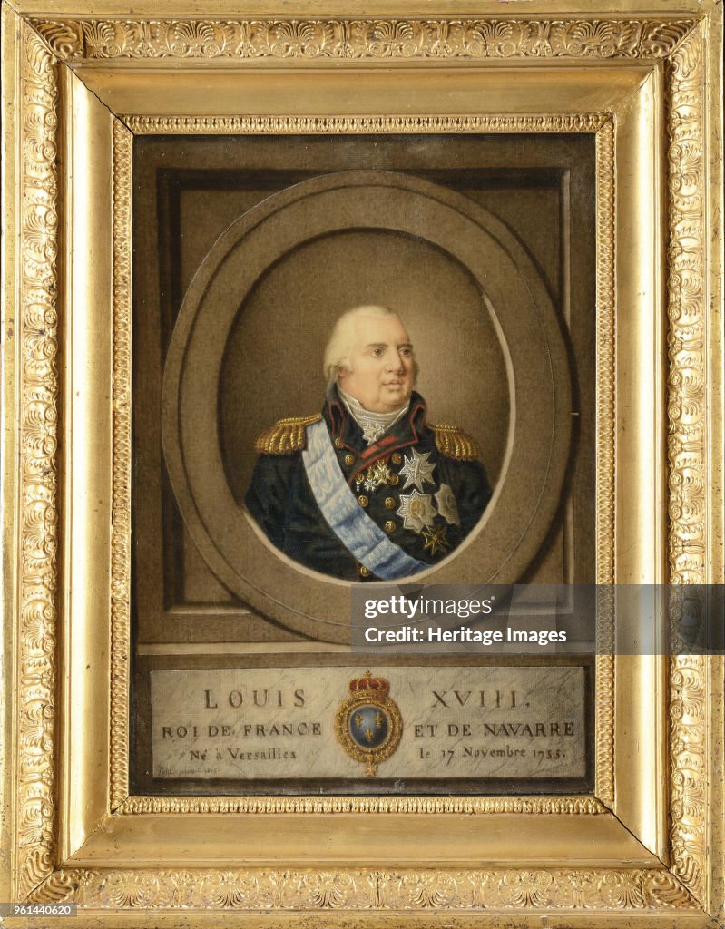 Portrait Of Louis Xviii 1755-1824