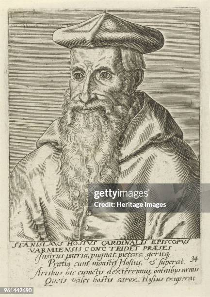 Portrait of the cardinal Stanislaus Hosius , 1570s. Private Collection.