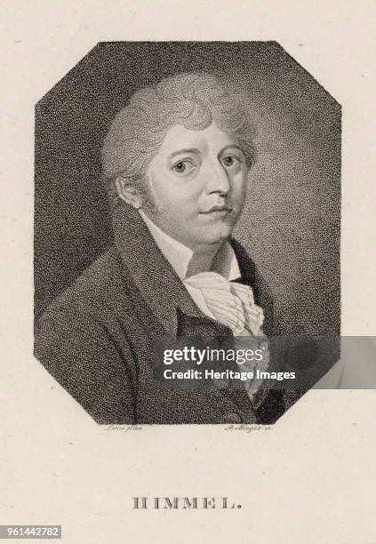 Portrait of the composer and pianist Friedrich Heinrich Himmel , 1815. Private Collection.