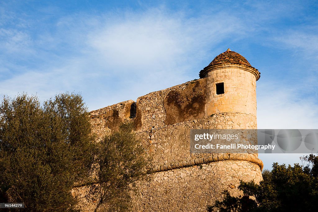 The castle of Villefranche sur Mer 