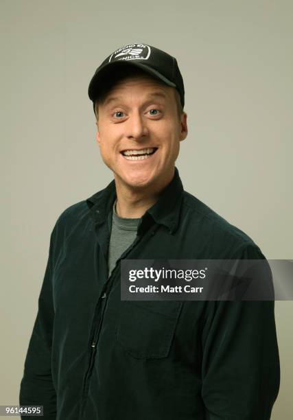 Actor Alan Tudyk poses for a portrait during the 2010 Sundance Film Festival held at the Getty Images portrait studio at The Lift on January 23, 2010...