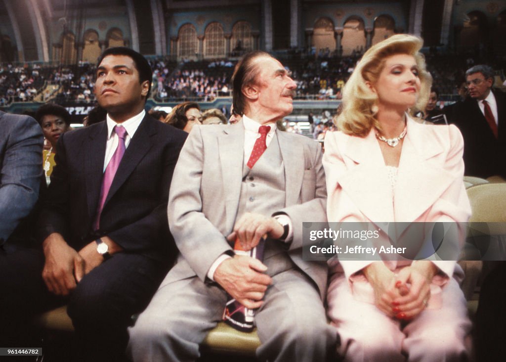 Muhammad Ali Fred Trump And Ivana Trump In Atlantic City