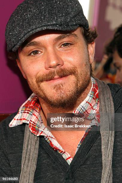 Clayne Crawford attends the MySpace Cafe at The Lift on January 24, 2010 in Park City, Utah.