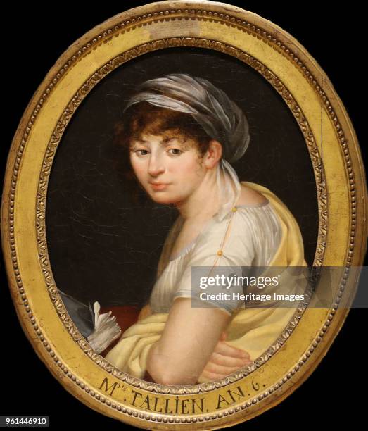 Portrait of Thérésa Cabarrus, Madame Tallien , 1798. Found in the Collection of Musée Boucher-de-Perthes, Abbeville.
