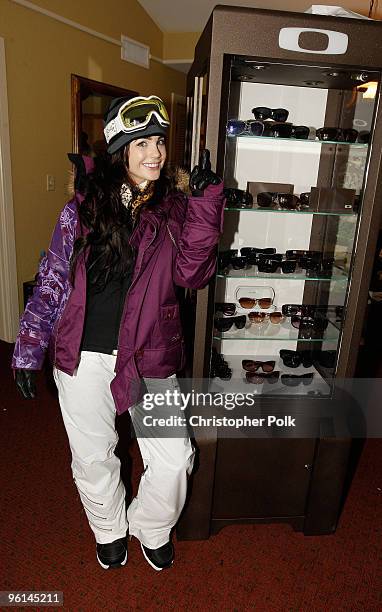 Actress Jillian Murray attends Oakley "Learn To Ride" Snowboard fueled by Muscle Milk at Oakley Lodge on January 23, 2010 in Park City, Utah.