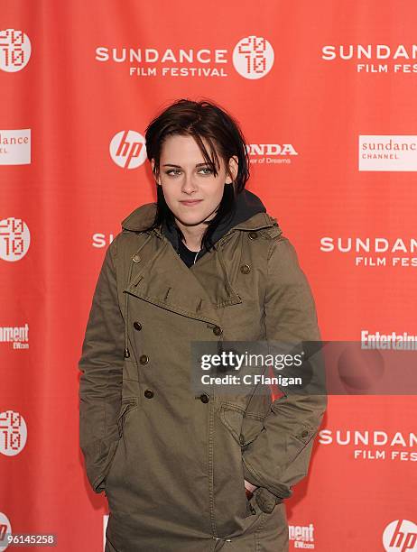 Actress Kristen Stewart attends the "Welcome To The Rileys" Premiere during the 2010 Sundance Film Festival at Racquet Club on January 23, 2010 in...