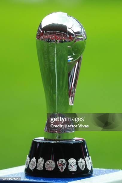 The Liga MX Trophy prior the Final second leg match between Toluca and Santos Laguna as part of the Torneo Clausura 2018 Liga MX at Nemesio Diez...