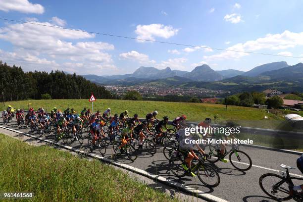 Annemiek van Vleuten of The Netherlands and Team Mitchelton-Scott / Lisa Brennauer of Germany and Team Wiggle High5 Orange most Aggressive Rider /...