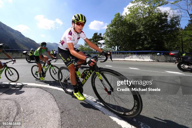 Annemiek van Vleuten of The Netherlands and Team Mitchelton-Scott White Leader Jersey / during the 31st Women WT Emakumeen. Bira 2018, Stage 4 a...