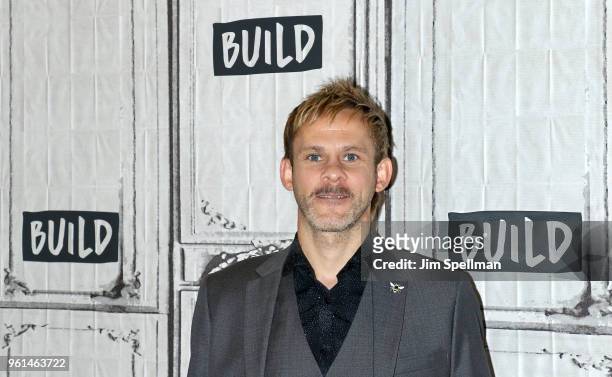 Actor Dominic Monaghan attends the Build Series to discuss "100 Code" at Build Studio on May 22, 2018 in New York City.
