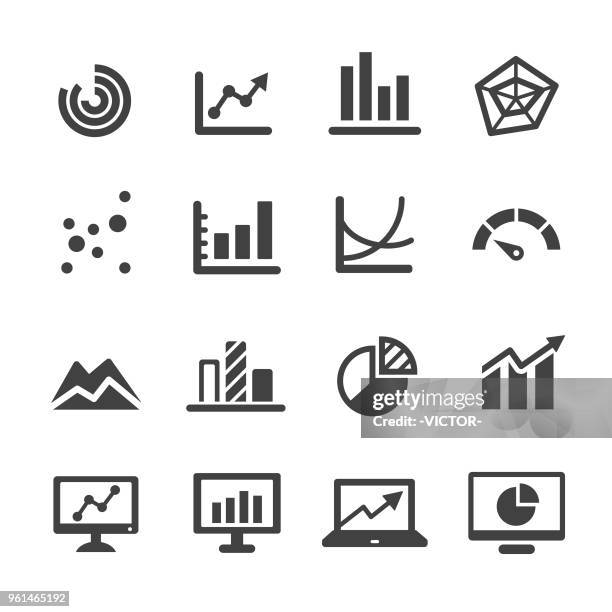 info graphic icon - acme series - identification chart stock illustrations