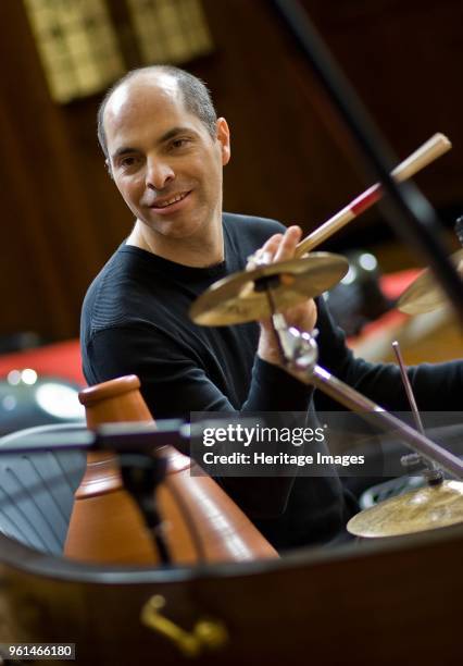 Asaf Sirkis with Tim Garland's Lighthouse Trio and Gwilym Simcock, Newcastle University, April 2009.