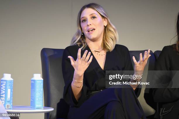 Designer Alexx Monkrash speaks onstage during the EMA IMPACT Summit at Montage Beverly Hills on May 22, 2018 in Beverly Hills, California.