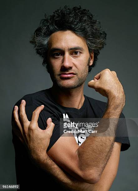 Director Taika Cohen poses for a portrait during the 2010 Sundance Film Festival held at the Getty Images portrait studio at The Lift on January 23,...