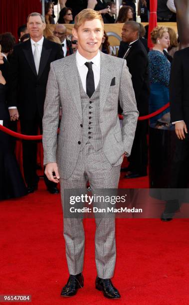 Actor Brian Geraghty arrives at the 16th Annual Screen Actors Guild Awards held at the Shrine Auditorium on January 23, 2010 in Los Angeles,...