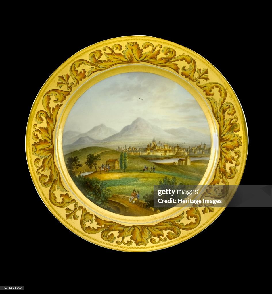 Dessert Plate Depicting Toulouse