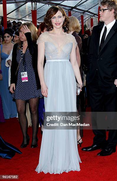 Actress Vera Farmiga arrives at the 16th Annual Screen Actors Guild Awards held at the Shrine Auditorium on January 23, 2010 in Los Angeles,...