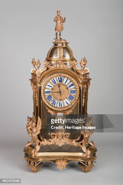 Boulle and ormolu bracket clock, Kenwood House, Hampstead, London. Artist Nigel Corrie.