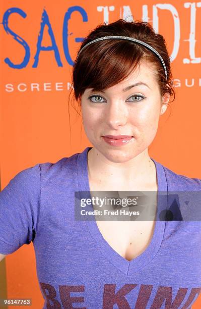 Eliza Hajek attends the SAGIndie Actors Brunch during the 2010 Sundance Film Festival at Cafe Terigo on January 24, 2010 in Park City, Utah.