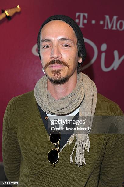 Musician Brandon Boyd attends the T-Mobile myTouch Diner at Village at the Yard on January 24, 2010 in Park City, Utah.