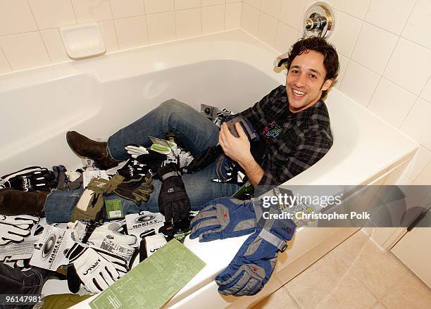 Actor Thomas Ian Nicholas attends Oakley "Learn To Ride" Snowboard fueled by Muscle Milke on January 24, 2010 in Park City, Utah.