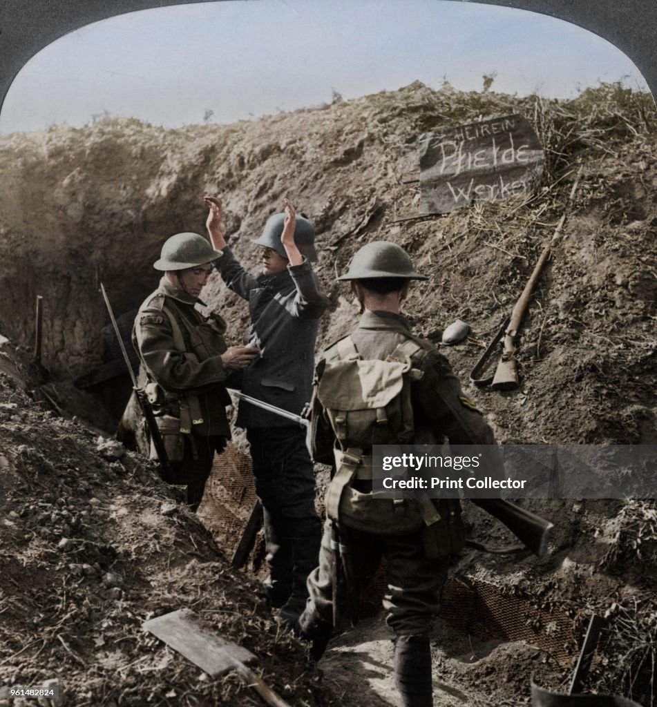 Interrogating A German Prisoner To Obtain Information