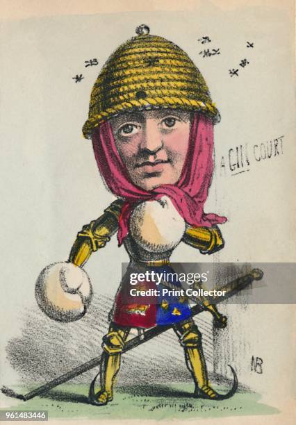 Henry V', 1856. From Alfred Crowquill's Comic History of the Kings and Queens of England - From William the Conqueror to the Present Time. [Read &...