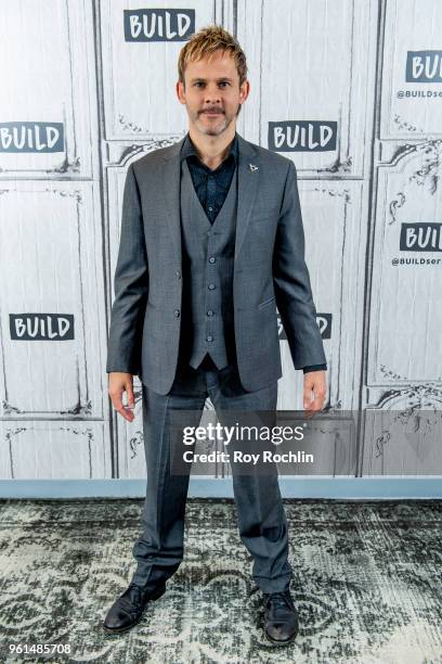 Dominic Monaghan discusses "100 Code" with the Build Series at Build Studio on May 22, 2018 in New York City.