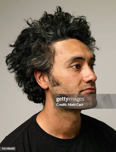 Writer/director Taika Cohen poses for a portrait during the 2010 Sundance Film Festival held at the Getty Images portrait studio at The Lift on...