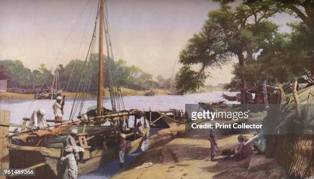 Punjab. Bahawalpur stands upon the Sutle, one of the five rivers of the Punjab, and these clumsy high-sterned boats carry on the river trade. The...