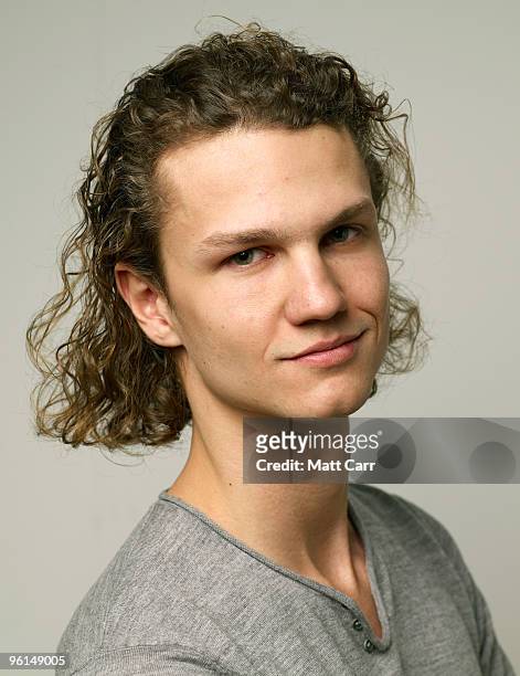 Producer Arcadiy Golubovich poses for a portrait during the 2010 Sundance Film Festival held at the Getty Images portrait studio at The Lift on...