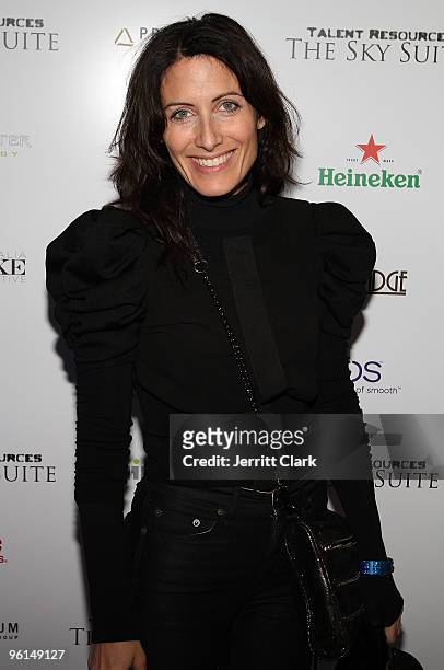 Actress Lisa Edelstein attends The Talent Resources Sky Suite on January 24, 2010 in Park City, Utah.
