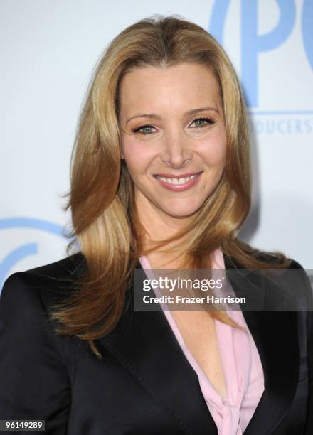 Actress Lisa Kudrow arrives at the 21st Annual PGA Awards at the Hollywood Palladium, on January 24, 2010 in Los Angeles, California.