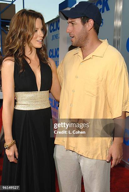 Kate Beckinsale and Adam Sandler