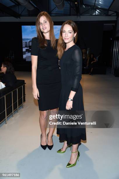 Bianca Vitali and Cristiana Capotondi attend Polaris Collection presentation by Jaeger LeCoultre on May 22, 2018 in Milan, Italy.