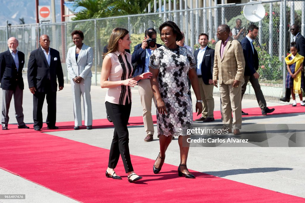 Day 3- Queen Letizia's Third Cooperation Trip To Dominican Republic And Haiti