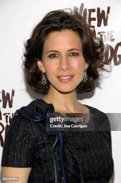 Actress Jessica Hecht attends the opening of "A View From The Bridge" on Broadway at the Cort Theatre on January 24, 2010 in New York City.