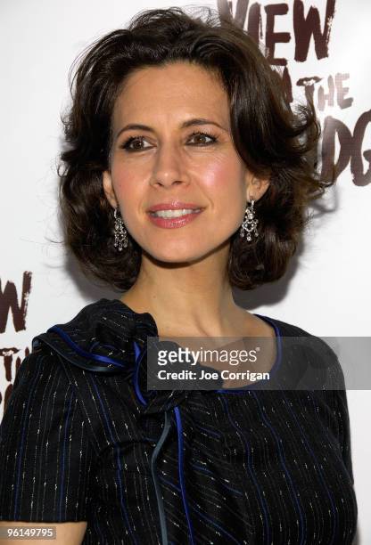 Actress Jessica Hecht attends the opening of "A View From The Bridge" on Broadway at the Cort Theatre on January 24, 2010 in New York City.