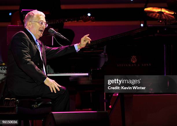 Musician Randy Newman performs onstage 2010 Producers Guild Awards held at Hollywood Palladium on January 24, 2010 in Hollywood, California.